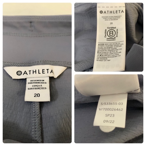 ATHLETA Travel Pants, Plus Size, Front Zippered Pockets, High Rise Sz. 20/EUC - Picture 16 of 16